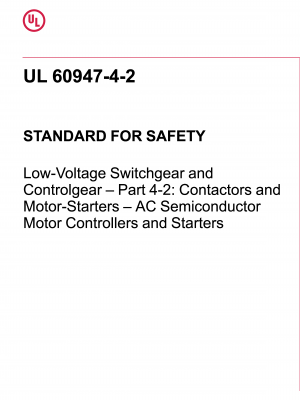 UL 60947-4-2 PDF UL 60947-4-2 PDF